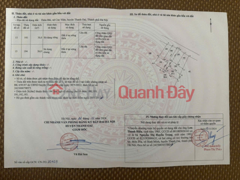 BEAUTIFUL HOUSE - GOOD PRICE, NEED TO SELL QUICKLY. BEAUTIFUL 4-STOREY HOUSE - PRICE ONLY OVER 3 BILLION VND in Thanh Oai district, Hanoi City _0