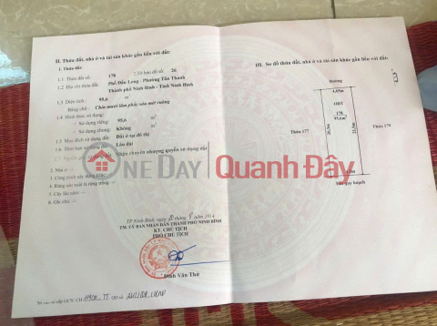 Owner Needs To Sell A Fully Furnished House With Beautiful View In Tan Thanh Ward, Ninh Binh City _0