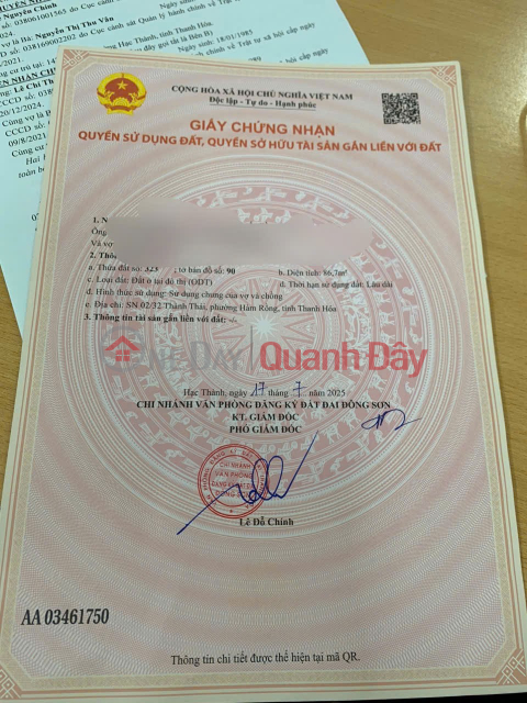 ĐẤT CHÍNH CHỦ- GIÁ TỐT CẦN BÁN NHANH LÔ ĐẤT tại TP Thanh Hóa, tỉnh Thanh Hóa _0