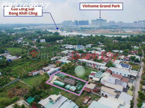 Bán đất Long Phước,TP Thủ Đức sát cầu Long Đại qua Vinhomes sẵn khai thác homestay _0