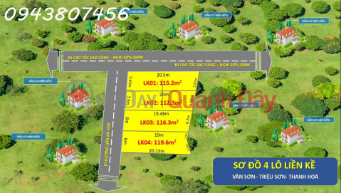 Full residential land plot for sale near Hop Thang industrial cluster 72ha. The top lot is cool and airy _0