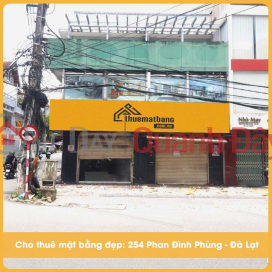 CHO THUÊ MẶT BẰNG KINH DOANH GÓC 2 MẶT TIỀN TẠI TP. ĐÀ LẠT _0