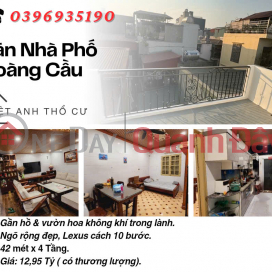 Bán nhà Phố Hoàng Cầu, Khu Phân Lô, Gần Hồ Sinh Thái, 42mx4T, Giá: 12.95 Tỷ, Lh: 0396935190. _0