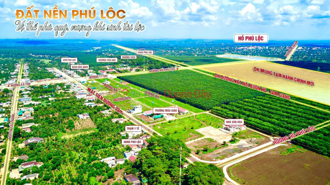 Property Search Vietnam | OneDay | | Niêm yết bán | CHÍNH CHỦ CẦN BÁN LÔ ĐẤT ĐẸP TẠI TT HÀNH CHÍNH XÃ PHÚ LỘC HUYỆN KRÔNG NĂNG