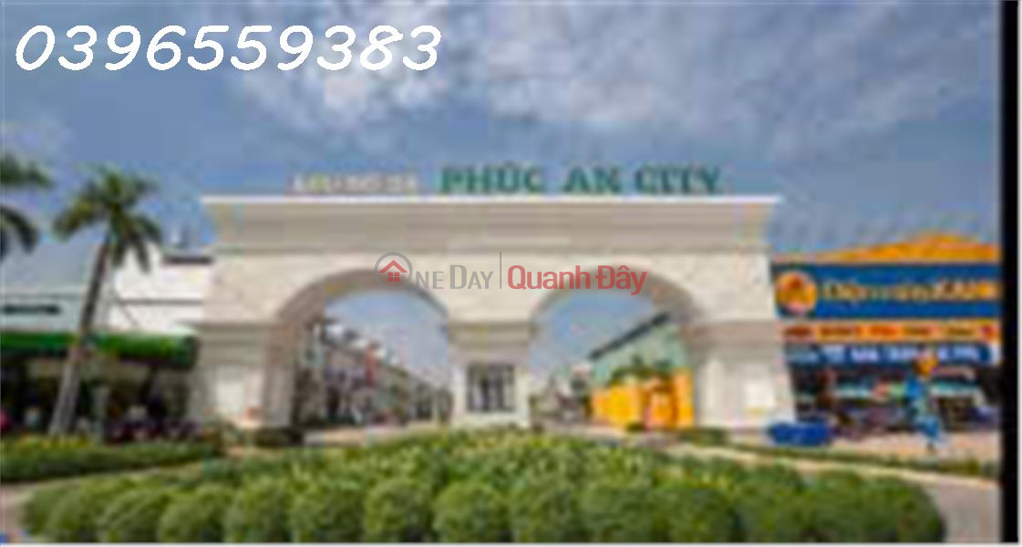 Townhouse for sale in a prime location in Phuc An City, adjacent to Vinhomes Hoc Mon mega-urban area, 75m2, 2.55 billion VND. | Vietnam Sales đ 2.55 Billion