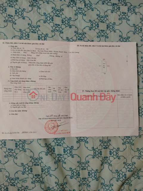 ĐẤT ĐẸP- GIÁ TỐT CHÍNH CHỦ BÁN NHANH LÔ ĐẤT TIỀM NĂNG mặt đường Nguyễn Lương Bằng t.trấn Thanh Miện _0