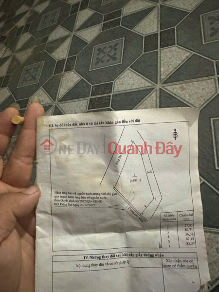Property Search Vietnam | OneDay | Nhà ở Niêm yết bán ĐẤT ĐẸP - VỊ TRÍ ĐẮC ĐỊA - Chính Chủ Bán Đất 3 Mặt Đường Xã Nam Cát Tiên, Tân Phú, Đồng Nai