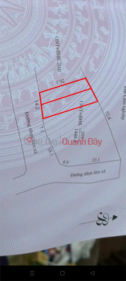 LAND FOR OWNER - FOR SALE 2 LOT OF LAND NEXT TO Lien Nhuat Road, My Tan Commune, Ngoc Lac District, Thanh Hoa _0