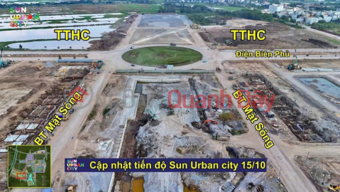 Update on the progress of Sun Urban CITY Ha Nam project on October 16. Modern urban area. Suburban resort city _0