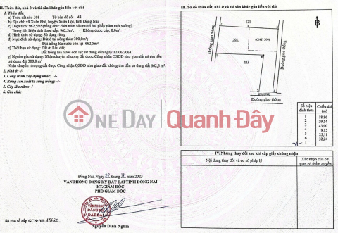 OWN A SUPER RARE LOT OF LAND - SUPER INVESTMENT PRICE In Xuan Phu Commune - Xuan Loc District - Dong Nai Province _0