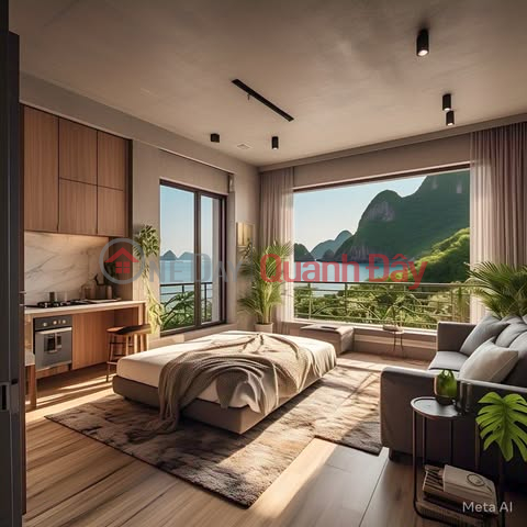 Exclusive studio apartment right on the bay at Sun Island Cat Ba project, 1.88 billion VND, fully furnished. _0