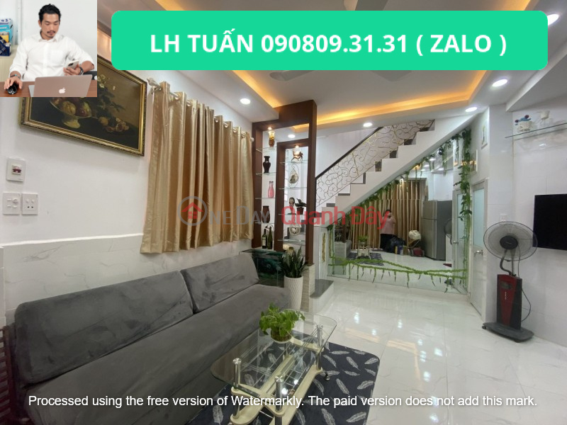 Property Search Vietnam | OneDay | Nhà ở | Niêm yết bán | 3131-Bán Nhà Lê Quang Định, P.5, Bình Thạnh - 4 Tầng, 3PN Giá 3.95 Tỷ