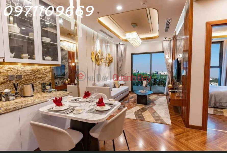 Transfer of 1.5 bedroom apartment Diamond Crow Hai Phong (Doji) with great view Address: Le Hong Phong Street, Sales Listings