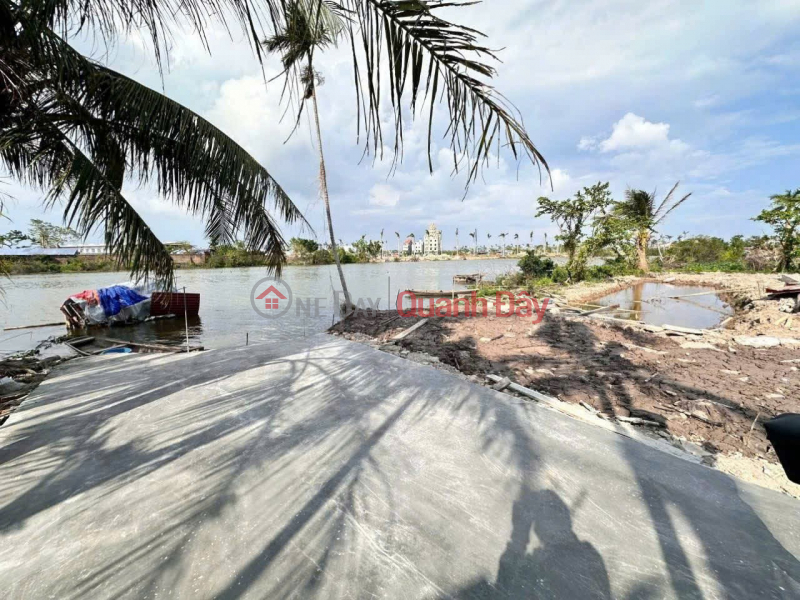 1.4x billion 50.9m2 100m2 pond adjacent to He River Duong Kinh Zalo 0567222555 Sales Listings