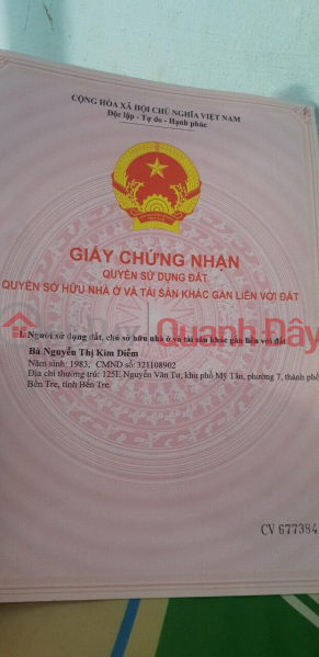 Property Search Vietnam | OneDay | Nhà ở Niêm yết bán NHÀ ĐẸP - GIÁ TỐT– CHÍNH CHỦ Bán Nhanh Nhà Tại Mỏ Cày Bắc - Bến Tre