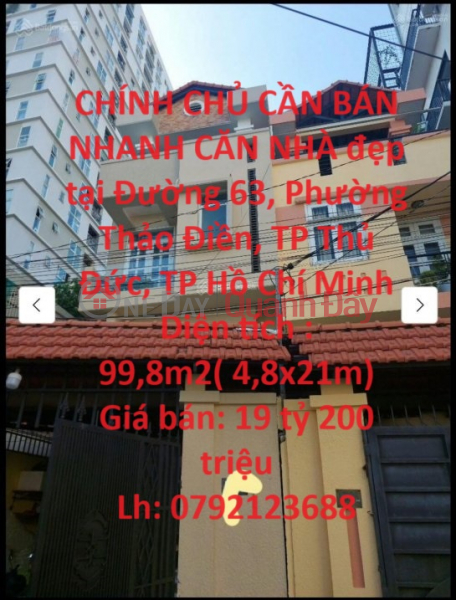 OWNER NEEDS TO SELL BEAUTIFUL HOUSE QUICKLY in Thu Duc City, Ho Chi Minh City Sales Listings