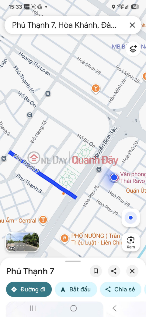 Bán đất đường 10,5m Phú Thạnh 7 - đối diện công viên Quận Liên Chiểu (cũ) _0