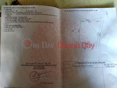 BEAUTIFUL LAND BY OWNER - GOOD PRICE - Ia Bang Commune, Dak Doa District, Gia Lai Province _0