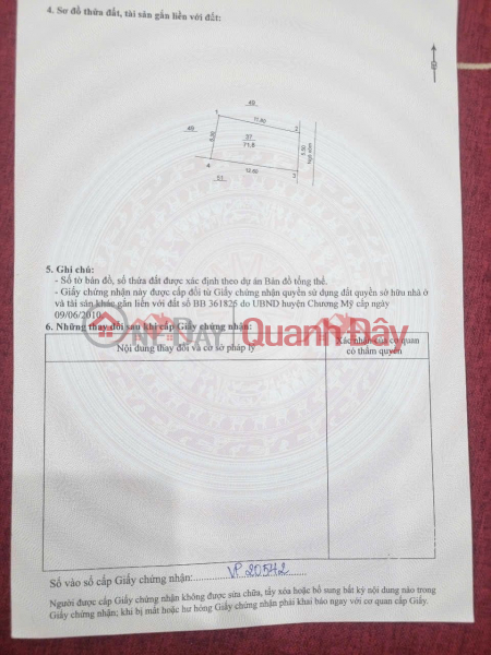 đ 10 triệu HÀNG HIẾM 71,8M TẠI PHỤNG CHÂU-CHƯƠNG MỸ-HÀ NỘI