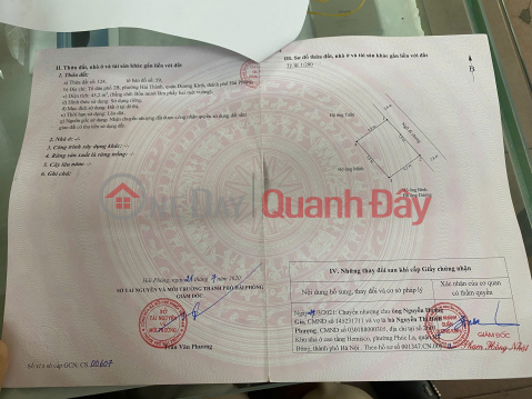 HÀNG CỰC HIẾM - LÔ ĐẤT ĐẸP TẠI HẢI THÀNH 2 - GIÁ CHỈ TỪ 1 tỷ 410 triệu _0