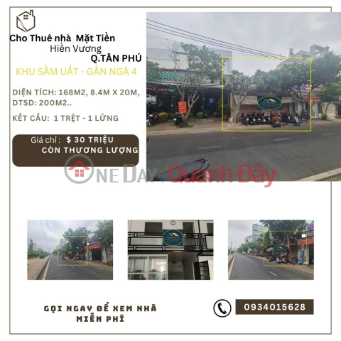 House for rent on Hien Vuong frontage, 168m2, 30 million, next to intersection 4 _0