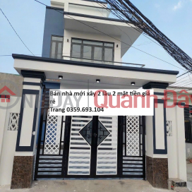 Newly built house for sale, 2 floors, 2 fronts, main owner, Tan Binh Commune, Vinh Cuu _0