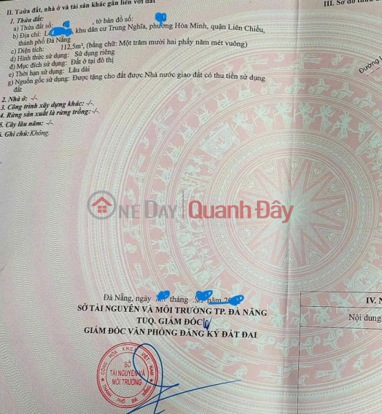 ĐẤT MẶT TIỀN ĐƯỜNG 10,5m GẦN NGAY BẾN XE ĐÀ NẴNG, Việt Nam | Bán, đ 17 tỷ