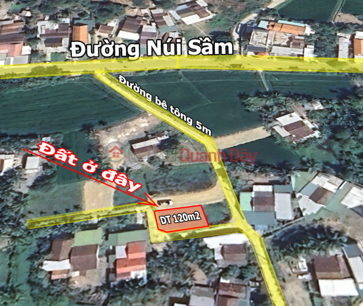 Land for sale in Ninh Giang ward, Ninh Hoa, full residential area, only 1.5km from the supermarket Sales Listings