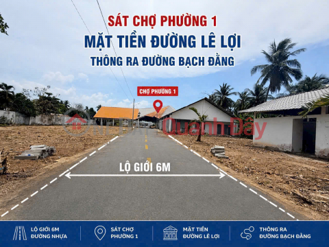 Đất nền trung tâm - Cạnh chợ Phường 1 - Vị trí đẹp tại Trà Vinh - Tiềm năng và đầu tư sinh lời cao _0