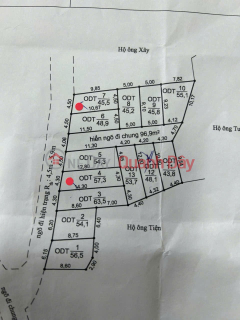 MỞ BÁN 13 LÔ F0 NGÕ 100 TƯ THỦY – HẠ TẦNG NHỰA 5M – GIÁ CHỈ TỪ 8XX TRIỆU – ZALO 0567 222 555 _0