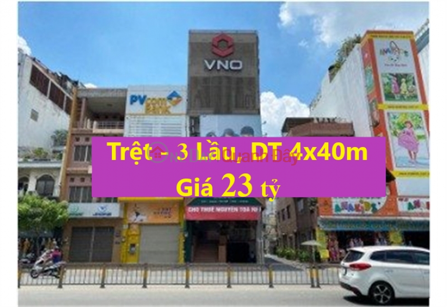 Bán nhà mặt tiền Cộng Hòa, Phường 13, Tân Bình – DT 4x40m, 4 tầng , chỉ 23 tỷ Niêm yết bán