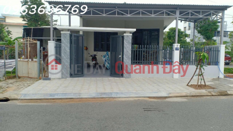 Land for sale with house on Nguyen Xuan Huu street, Hoa Tho Dong ward _0