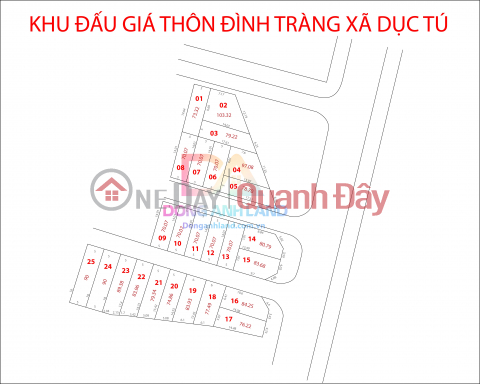 Selling land 73.32m at Auction Dinh Trang Duc Tu Dong Anh _0