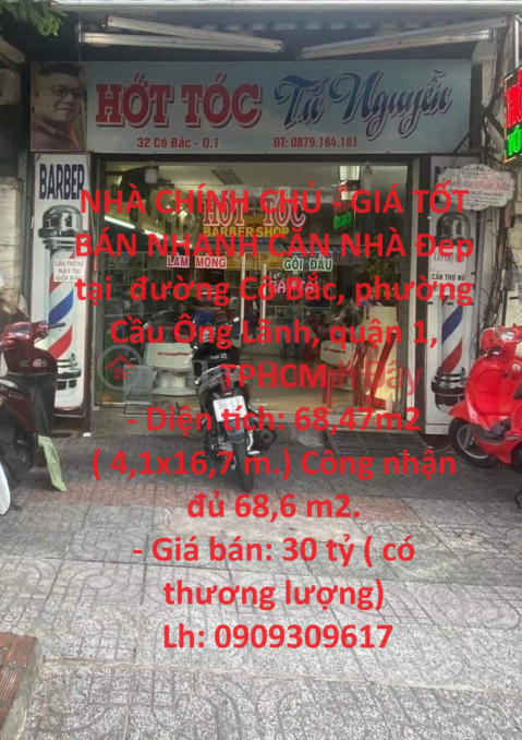 OWNER HOUSE - GOOD PRICE FOR QUICK SELLING BEAUTIFUL HOUSE in District 1, HCMC _0