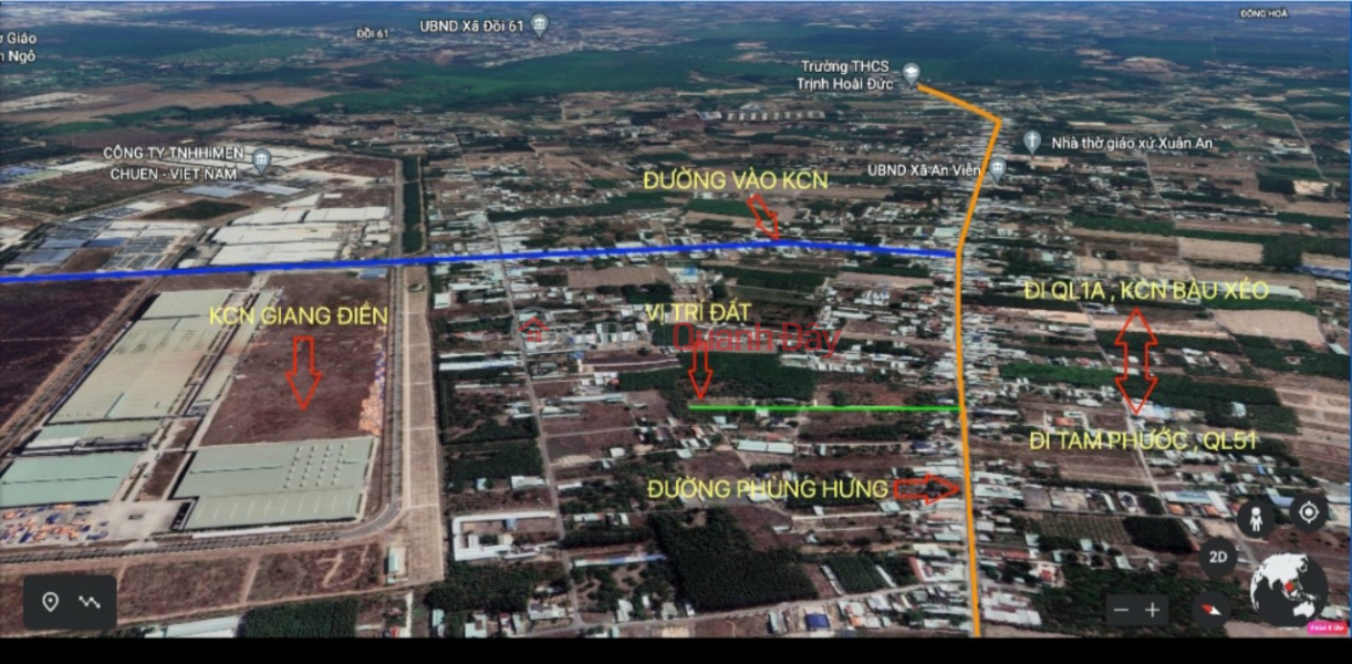 Land for sale near Bien Hoa city at very attractive price, pay the selling price Vietnam, Sales, đ 1.58 Billion