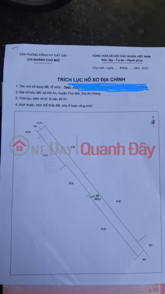 Property Search Vietnam | OneDay | Residential, Sales Listings BEAUTIFUL LAND - GOOD PRICE - Land Lot For Sale Location In Hoi An town, Cho Moi, An Giang