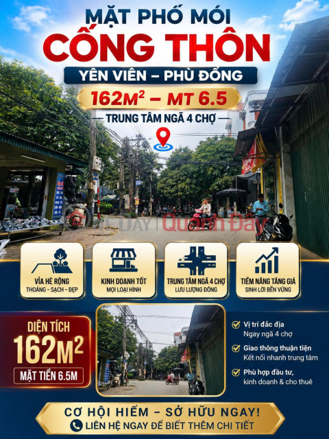 SIÊU PHẨM ĐẤT ĐẸP HIẾM – TRUNG TÂM CỐNG THÔN, YÊN VIÊN, GIA LÂM _0