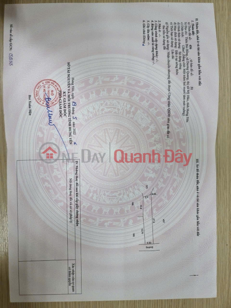 Property Search Vietnam | OneDay | Residential Sales Listings BEAUTIFUL LAND - GOOD PRICE - URGENTLY SELLING 2 Potential Land Lots At Bui Bong, Duong Quang, Old My Hao, Hung Yen