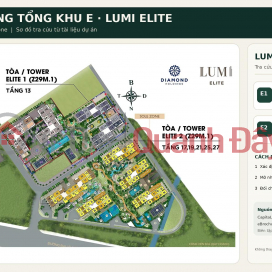 Bán căn 2PN Lumi Hanoi tòa E1 69m2 - Tầng trung đẹp, bc Đông Nam mát mẻ - nhỉnh 5 tỷ _0