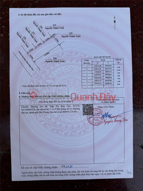 PRIME PROPERTY ON ROAD 353, SECONDARY ROAD – 62.4M2 – 5M WIDE ASPHALT ROAD – PRICE ONLY 1.X BILLION VND - ZALO: 0567 222 555 _0