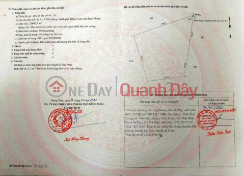 Đất Đẹp- giá tốt Chính chủ cần bán nhanh lô đất tại TP Đồng Xoài, tỉnh Bình Phước _0