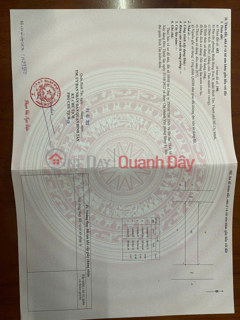 ĐẤT ĐẸP – GIÁ TỐT – CHÍNH CHỦ CẦN BÁN GẤP tại Phường Bình Hưng Hoà B, Q Bình Tân, TP HCM _0