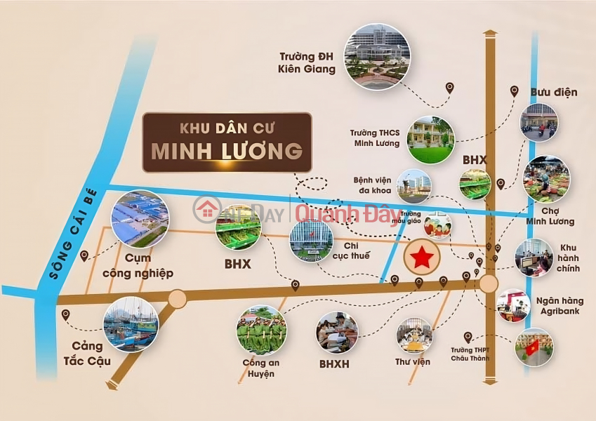 Property Search Vietnam | OneDay | Sales Listings, Land for sale 101.30m2, 985 million VND, Minh Luong, Chau Thanh, Kien Giang.