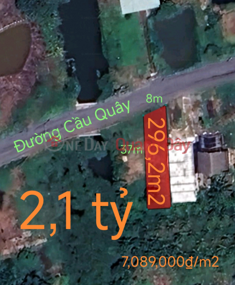 Urgent sale of land lot with Cau Quay plastic frontage for 2.1 billion _0