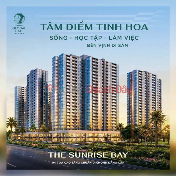 Sở hữu căn góc 2PN (70m2) Tòa G2 tầng cao view sân golf ngắm Vịnh di sản top 7 thế giới. Niêm yết bán