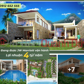 Selling JW Marriot Da Nang beach villa with 1068m2 swimming pool and sea view, fully furnished - profit 3.5 billion\/year _0