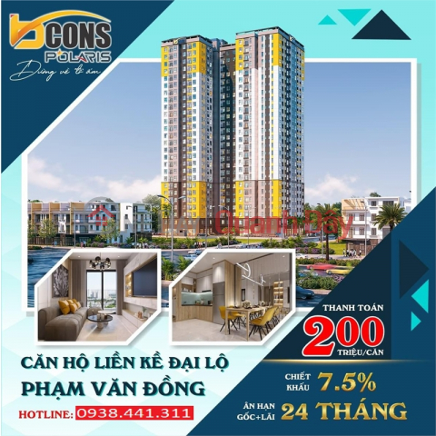 APARTMENT PHAM VAN DONG boulevard 2 BILLION 2BRs _0