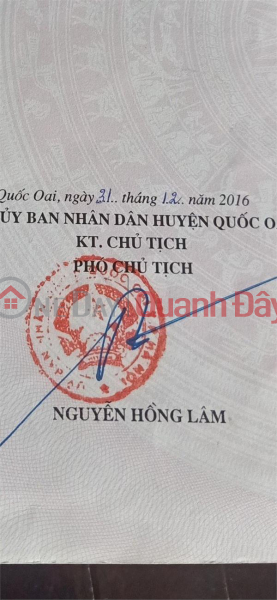 Property Search Vietnam | OneDay | Nhà ở, Niêm yết bán, ĐẤT ĐẸP - GIÁ TỐT - Cần Bán Nhanh Lô Đất Vị Trí Đắc Địa Tại Sài Sơn, Quốc Oai, Hà Nội