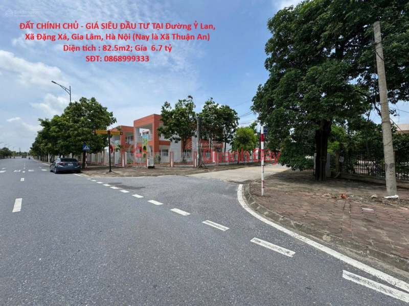 OWNER'S LAND - SUPER INVESTMENT PRICE IN Dang Xa Commune, Gia Lam, Hanoi Sales Listings