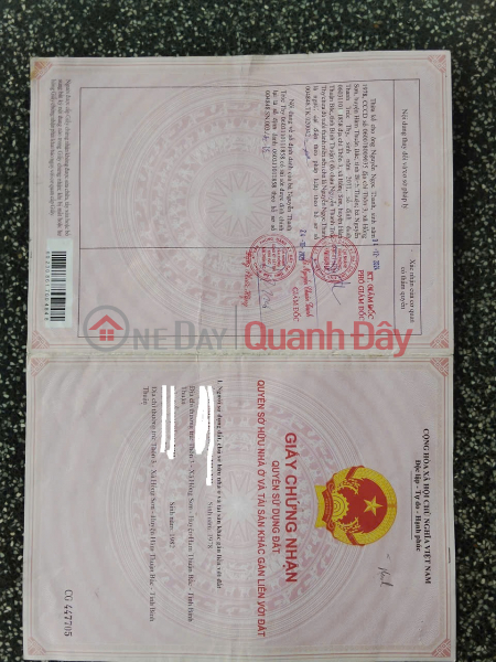 Property Search Vietnam | OneDay | Residential Sales Listings 283.4m2 of residential land for sale, located on National Highway 1A, Hamlet 3, Hong Son Commune, Ham Thuan Bac District, Binh Thuan Province.